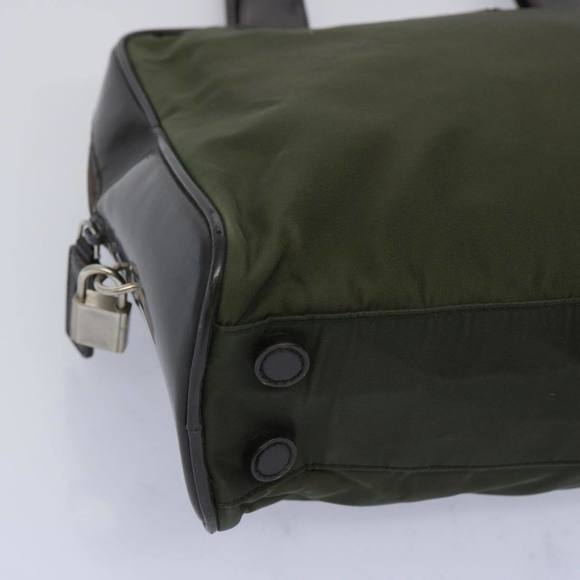 PRADA Tote Bag Nylon Green Auth ac2723 - Picture 14 of 16